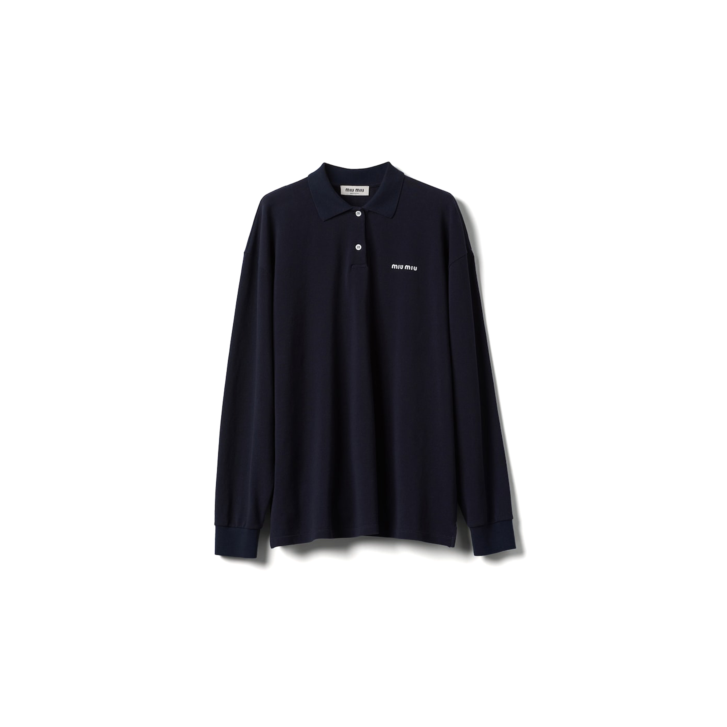 MIU MIU COTTON PIQUÉ POLO SHIRT MJL019